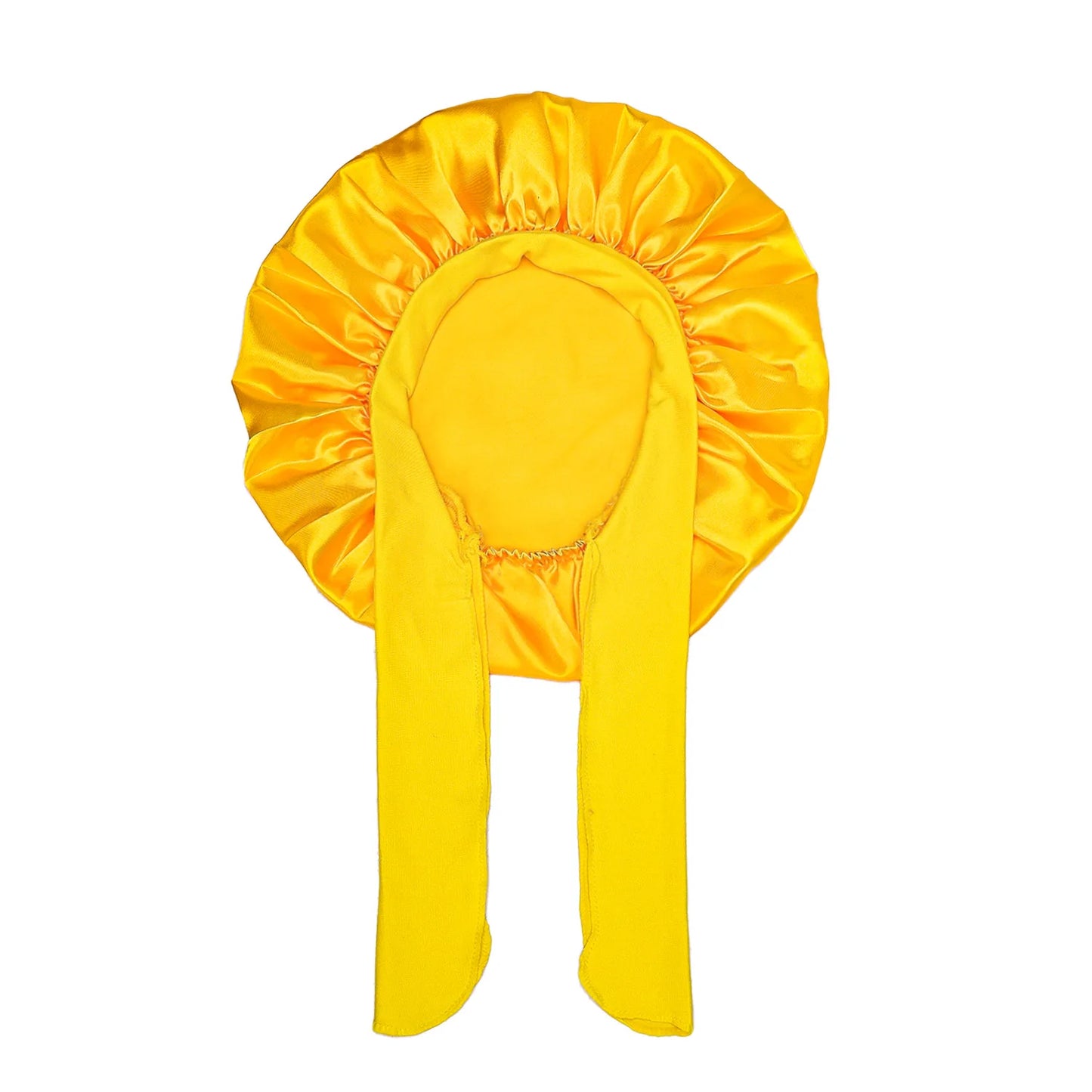 Kids Satin Bonnet – Print Sleep Cap with Wide Elastic Band & Ribbon Tie