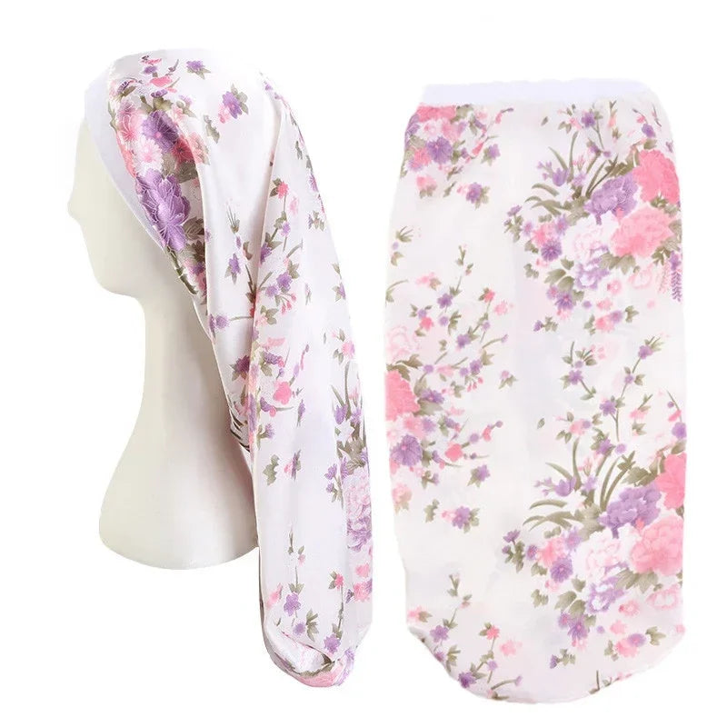 Unisex Long Hair Sock Bonnet – Elastic Dreadlock & Braid Sleep Cap, Turban Night Hat for Men & Women | Protective Hair Care Nightcap