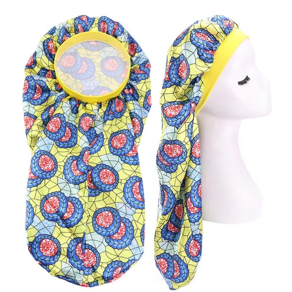 Unisex Long Hair Sock Bonnet – Elastic Dreadlock & Braid Sleep Cap, Turban Night Hat for Men & Women | Protective Hair Care Nightcap